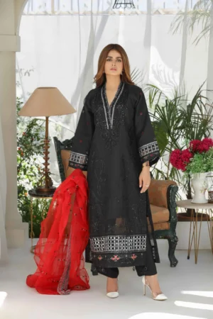 Pakistani black dress