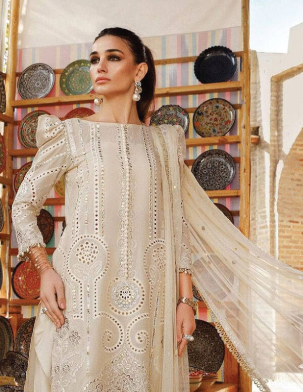 Pakistani off white dress