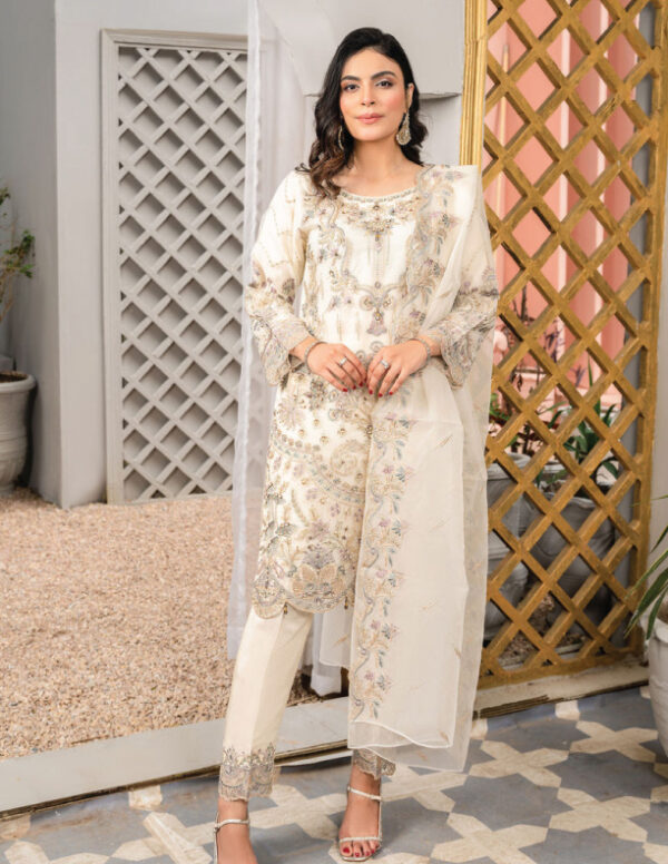 Pakistani white dresses